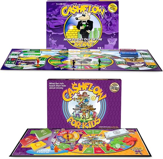 Rich Dad Cashflow How to Get Out of The Rat Race Board Game Set