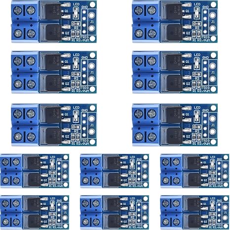 MOSFET Drive Module 12Pack 5-36V 15A Dual Channel PWM Switch