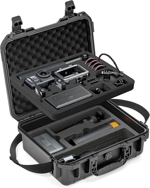STARTRC PHOTO Action 6 Case Waterproof Hard Dual Layer Case For DJI Osmo Action 6 Accessories,Travel Carry Bag Protective