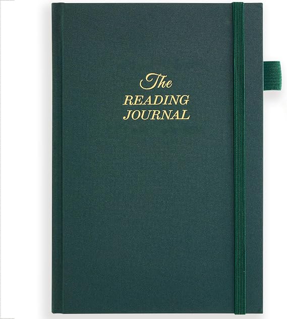JUBTIC Reading Journal & Book Journal,75 Books Review with Prompts,A5