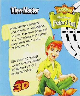 ViewMaster- Cartoon Peter Pan - 3 Reels - New