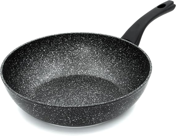 Blackmoor 28cm Wok/Non-Stick Ceramic-Coated, PFAS-Free, Suitable for All Hob Types/Black Classic Range 66160