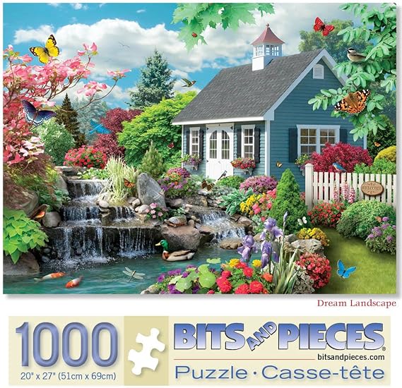 Bits and Pieces Jigsaw Puzzles for Adults 1000 Pieces - Dream Landscape