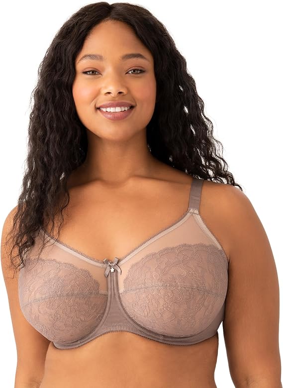 Wacoal Women's Retro Chic Full-Busted Underwire Bra Full Coverage Bra (Pack of 1)