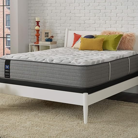 Sealy Posturepedic Spring Silver Pine Faux Eurotop Soft Feel Mattress and 5-Inch Foundation, Queen