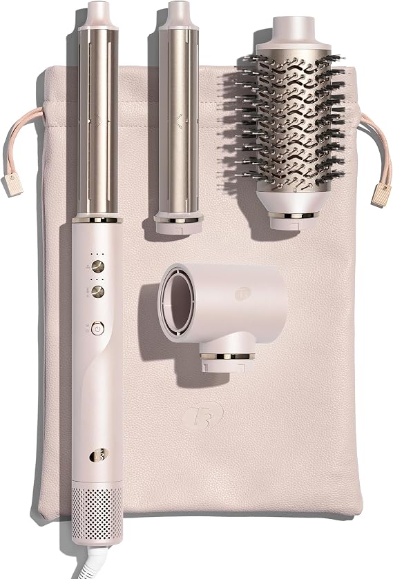 T3 Aire 360 Multi-Styler & Blowout System, Rapid Drying Hair Dryer, Ceramic Curling Attachments, Oval Brush & Drying Concentrator | Blowouts & Long-Lasting Curls