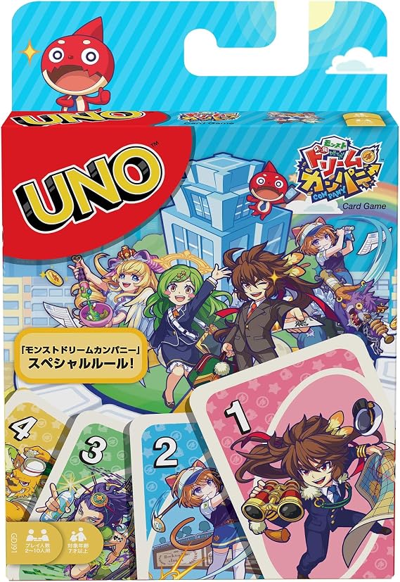 Mattel Game UNO GDJ91 Monster Dream Company, Ages 7 and Up