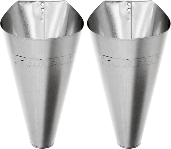 Yardbird Medium Poultry Restraining Cones, 2-Pack, Fits Poultry up to 8 Pounds, Galvanized Steel Material, Integrated Mounting Hole, Easy to Clean, 43650