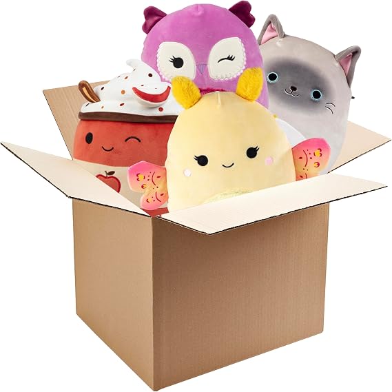 Squishmallows Mystery 10-Inch 3-Squish Value Pack - Get Three Jumbo Officially Licensed 10" for Less - Collectible Soft & Squishy Stuffed Animal Toy - Gift for Kids, Girls & Boys