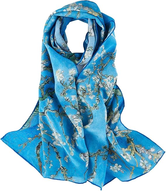 Long Crepe Silk Scarf Classic Art Print