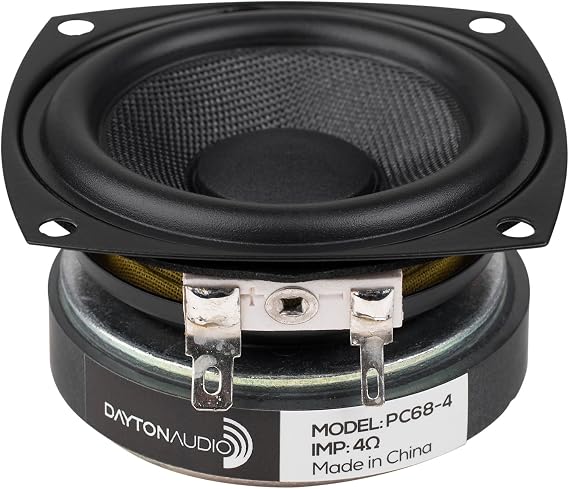 Dayton Audio PC68-4 2-1/2" Full-Range Poly Cone Driver