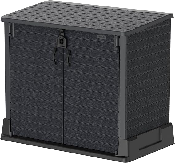 Duramax Storeaway 4 ft. 3 in. x 2 ft. 5 in. x 3 Ft 7 in. Resin Horizontal Outdoor Storage Shed Gray