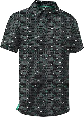 SWISSWELL Mens Moisture Wicking Performance Collared Short Sleeve Golf Shirt