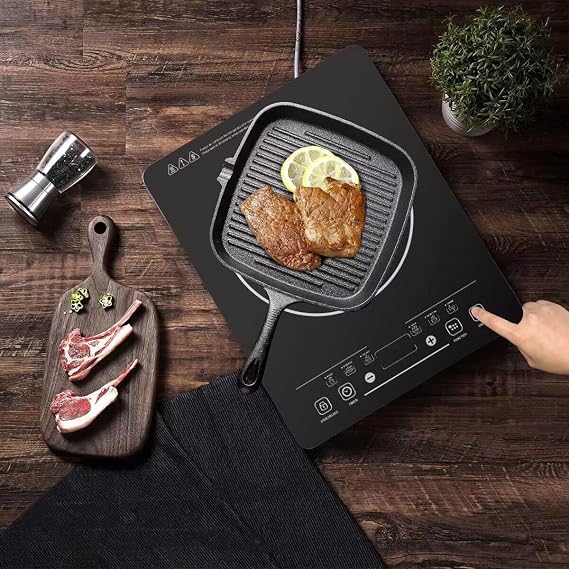 Panana 2000W Electric Induction Hob Portable Digital Touch Single Cooker Hot Plate(Table Top Induction Hob- Single Hob)
