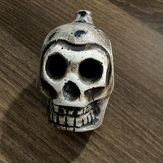 Skull Death Whistle Human-Like Screams, High Decibels | Skull Thunder Echoes Of Ancient Warriors, Authentic Human Sounding, Party Noisemaker for Halloween Party Supplies, Prank