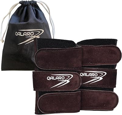 Suede Wrist Supports Pair with Bag | Gymnastics, Acrobatics, Cheer Adjustable Wrist Guards | Wrist Injury Prevention | Wrist Support Brace Hand Wraps
