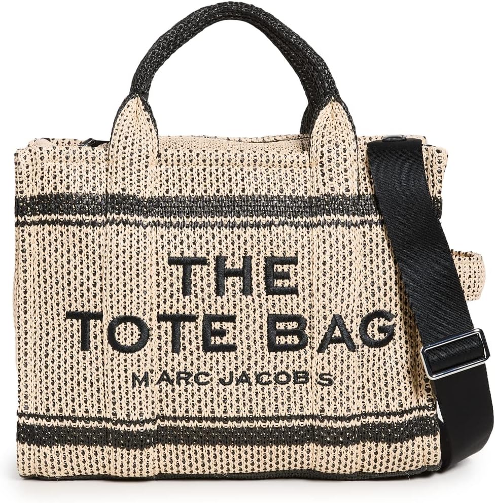 Marc Jacobs Womens The Straw Jacquard Tote Bag