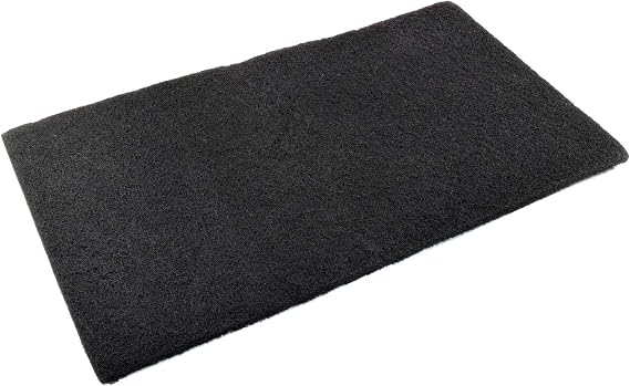 HQRP Cut to fit Activated Carbon Filter Media Pad 18x10 for Aquariums, Terrariums, Hydroponic Systems and Pond, Compatible with Deep Blue Professional ADB41002 Carbon Pad Replacement
