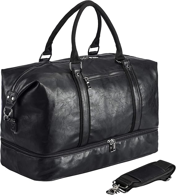 Weekender Overnight Bag Carry On Bag Travel Bag with Shoe Pouch