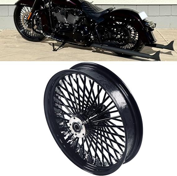 FatFlex 18" Rear Wheel Black Fat Spokes 3.5" Rim