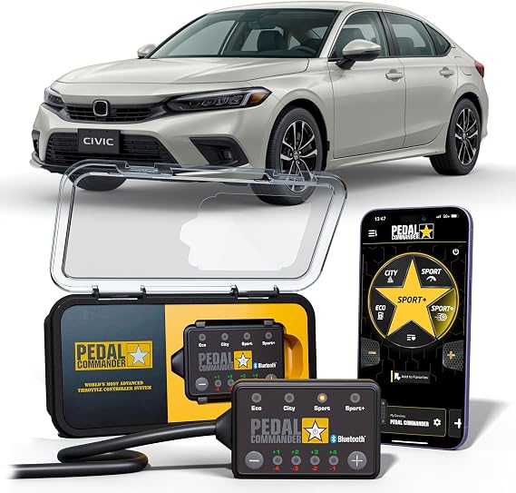PEDAL COMMANDER for Honda Civic 2016-2026 Throttle Response Controller (Not for Honda Accords) - 10th/11th Gen, 4cyl Only, 36 Driving Settings & App Control, Throttle Controller, Civic Accessories