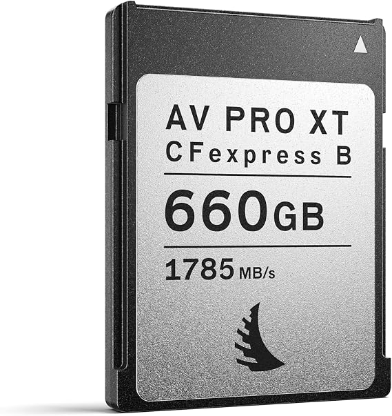 Angelbird AV PRO CFexpress 2.0 XT 660 GB - CFexpress 2.0 Type B Memory Card - up to 12K+ RAW - for Continuous Mode Photography and High-Bitrate Video
