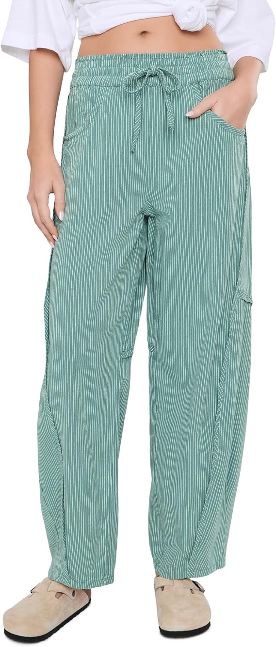 Free People Something Good Pull-On Barrel Pants