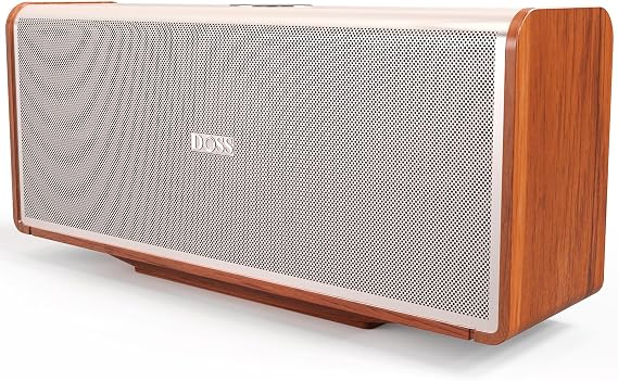 DOSS SoundBox Ultra Bluetooth Speaker, 2.1 Channel Audio, Deep Bass - Gold