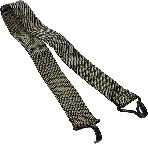 CargoLoc 32427 Wide Stretch Strap with Coated Steel J-Hooks, 2-Inch x 36-Inch