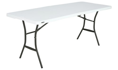 Lifetime 6ft Folding Plastic Camping Table